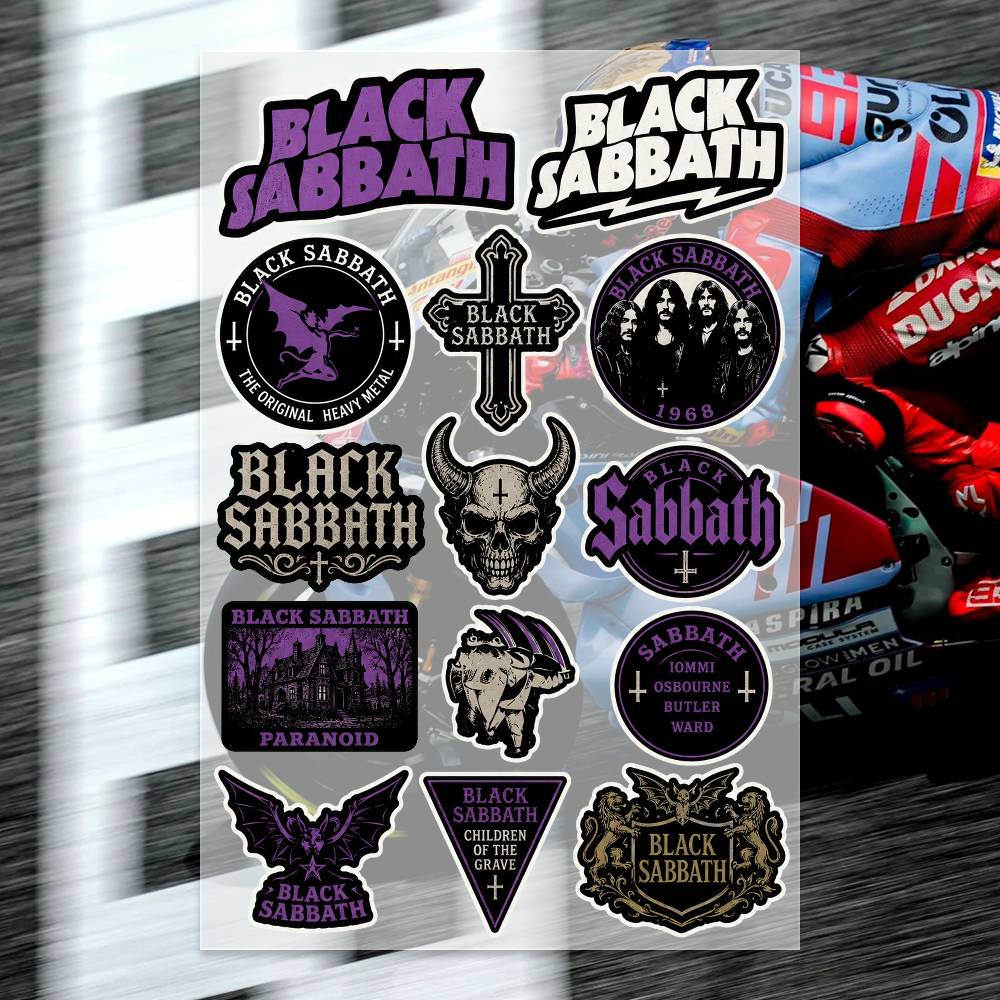 Laptop Accessories Ideas - B-LACK S-ABBATH Çıkartmalar Moto Etiket Oto