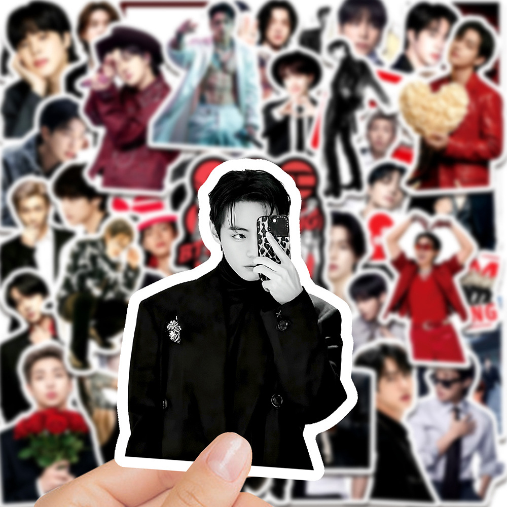 Laptop Accessories For Gift - BTS K-pop Erkek Grubu Stickerları, 50